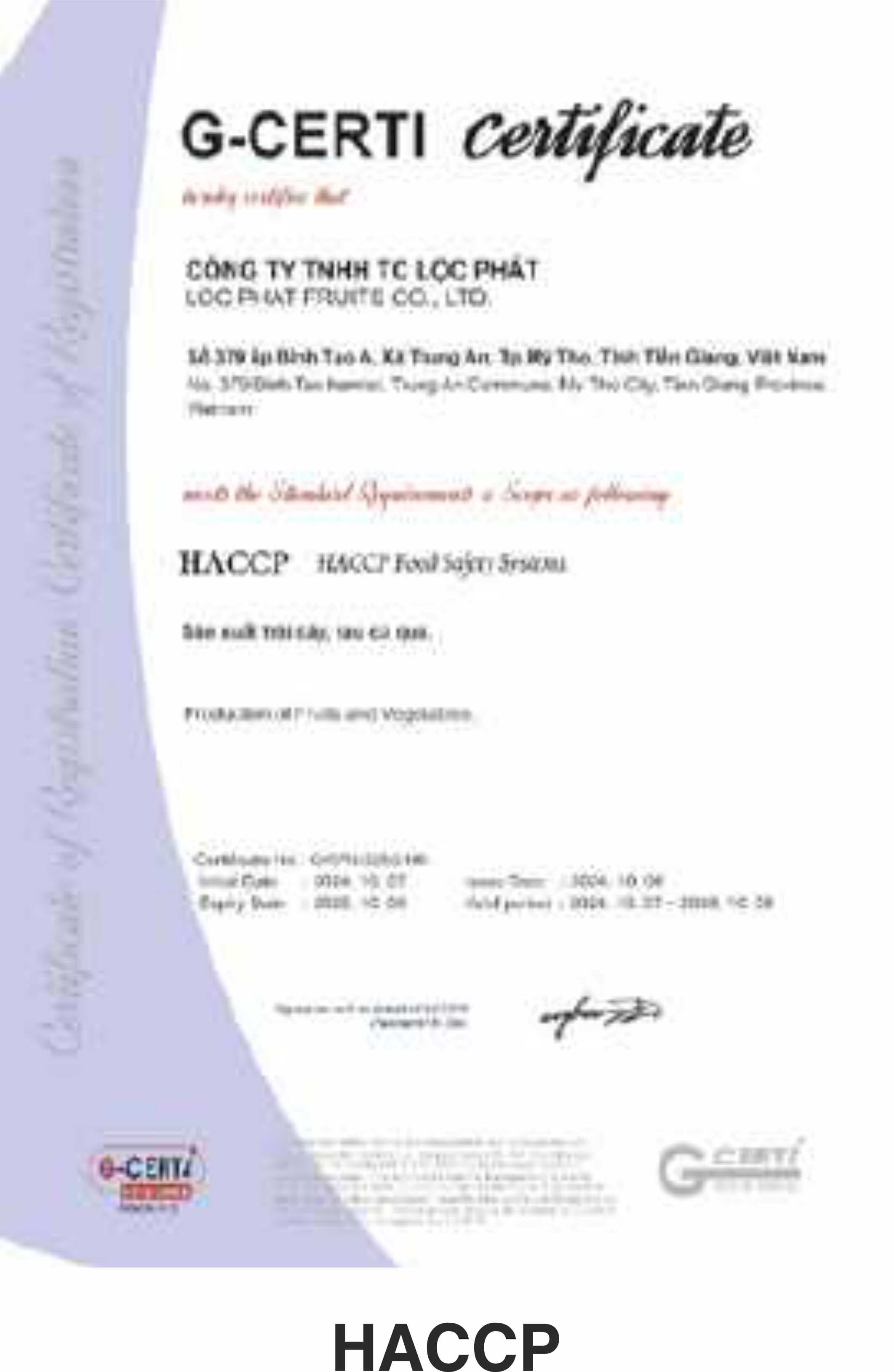 HACCP